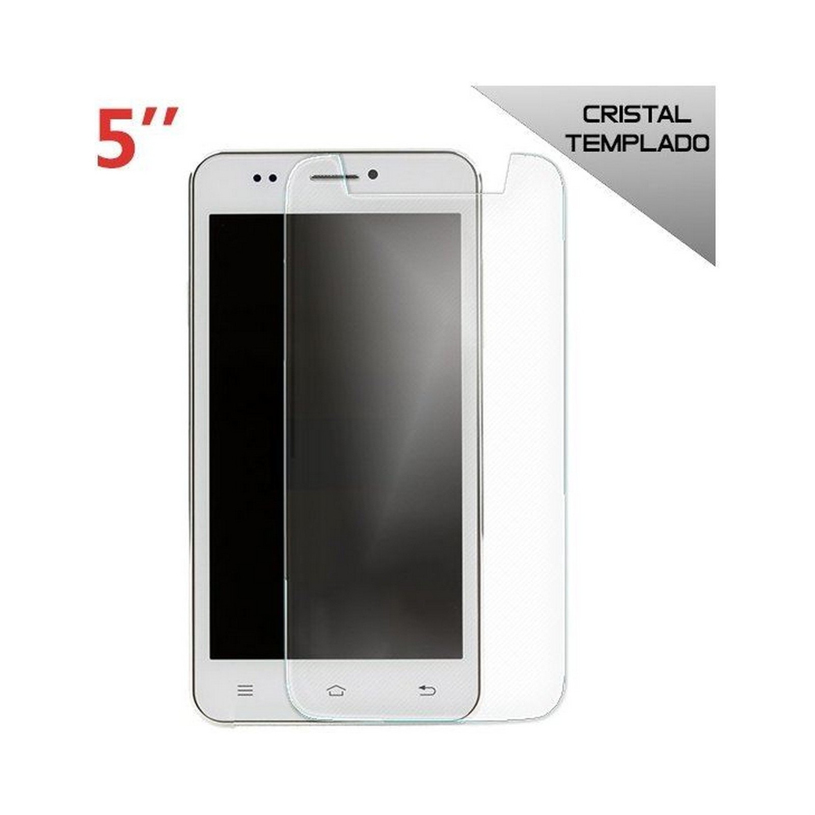 Protector pantalla cris. temp. Universal 5" 008885