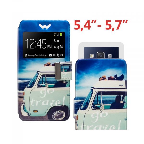 Funda universal flip cover 5.4-5.7" Furgo 012914