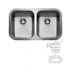 Fregadero Teka BE2C780