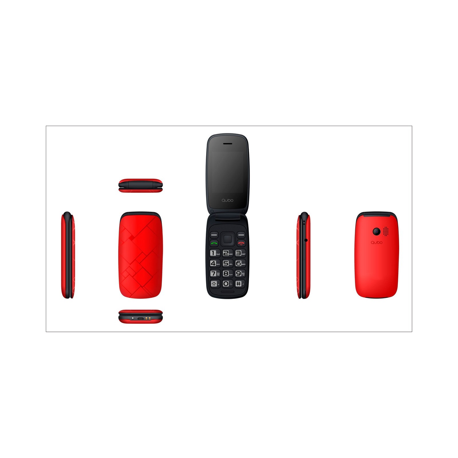 Telefono Movil Qubo Neo Rojo