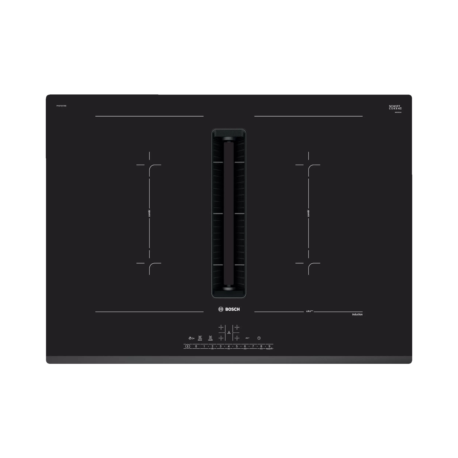 Placa Induccion Bosch PVQ731F25E Extractor integr