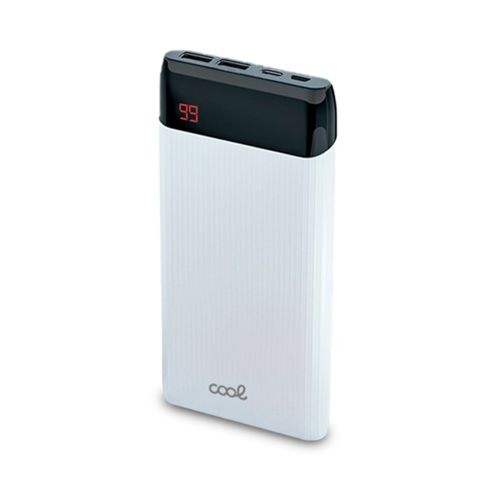 Powerbank Cool 10000mAh. Waves Blanco
