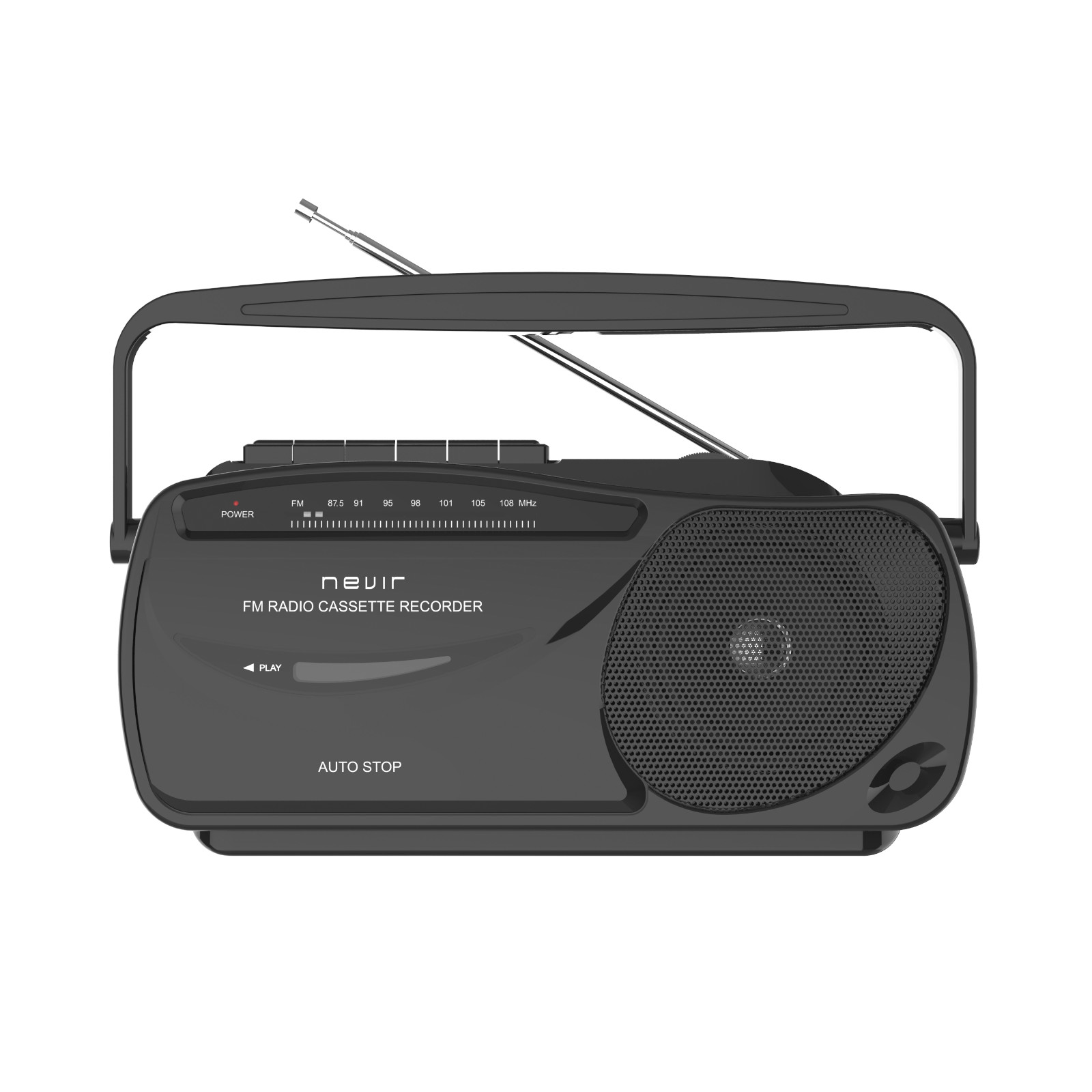 Radio Cassette Nevir NVR443T Negro