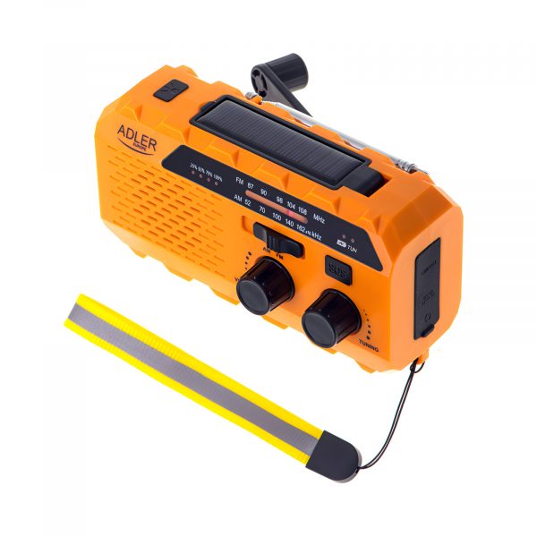 Radio Solar con Manivela Adler  AD1197