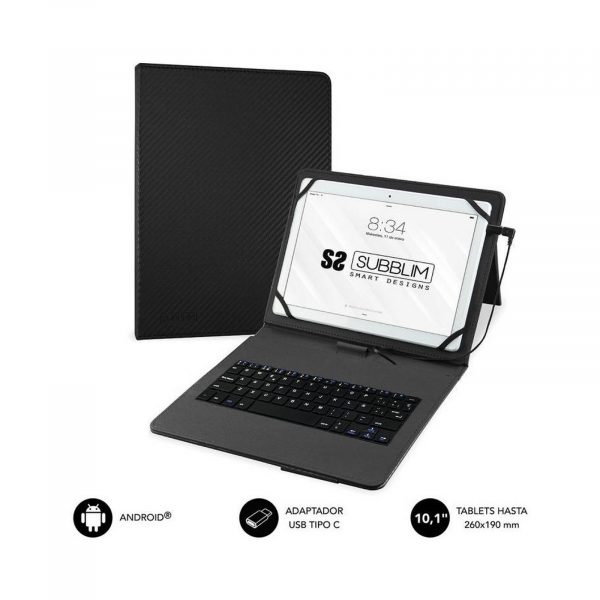 Funda Tablet Subblim Keytab Pro Usb Black