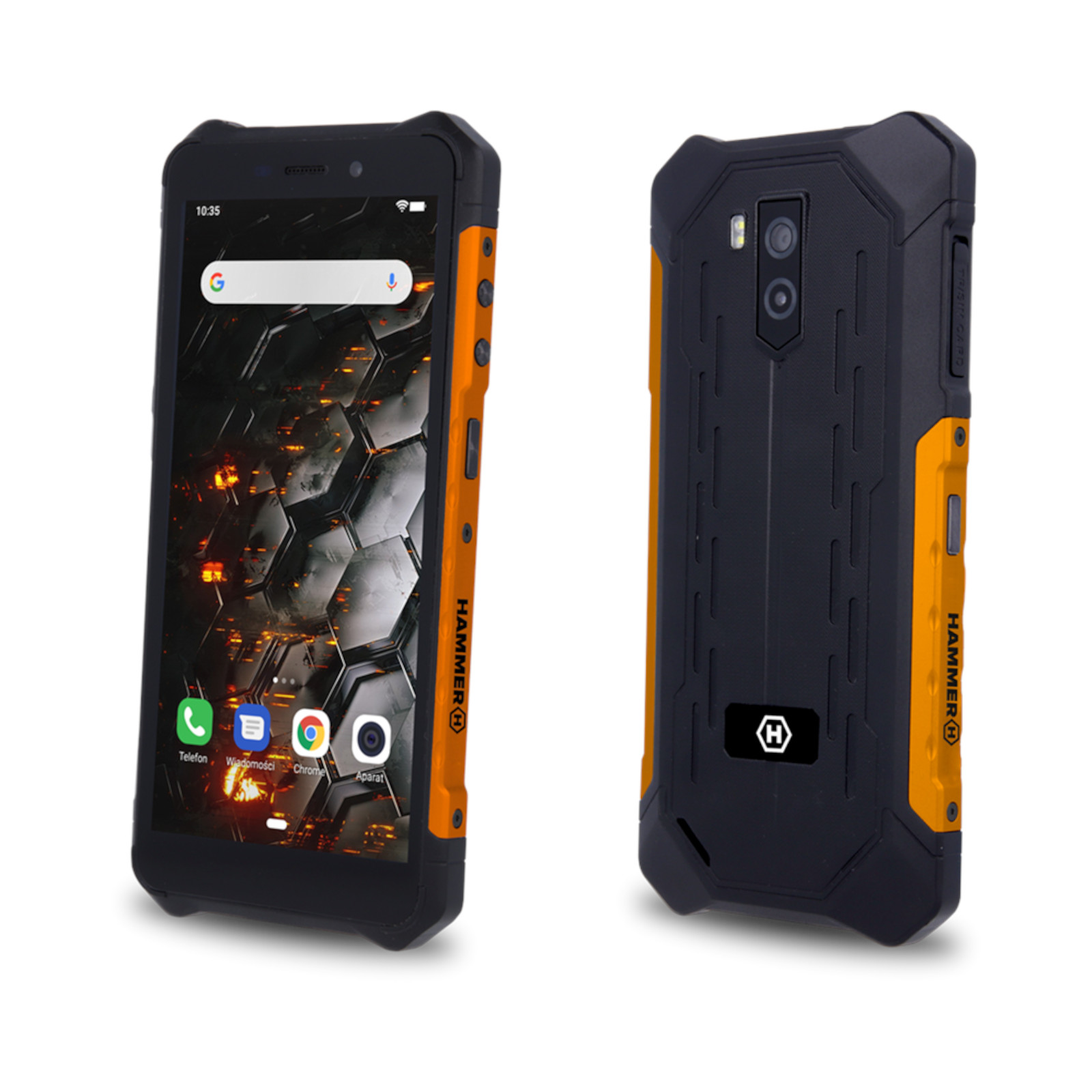 Smartphone Hammer Iron3 LTE 3/32Gb Negro/Naranja