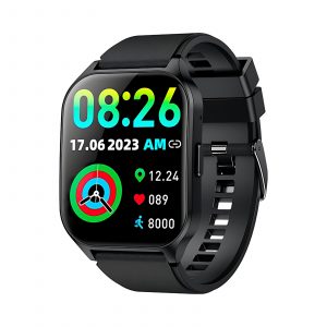 Smartwatch COOL Amoled Curved Silicona Negro