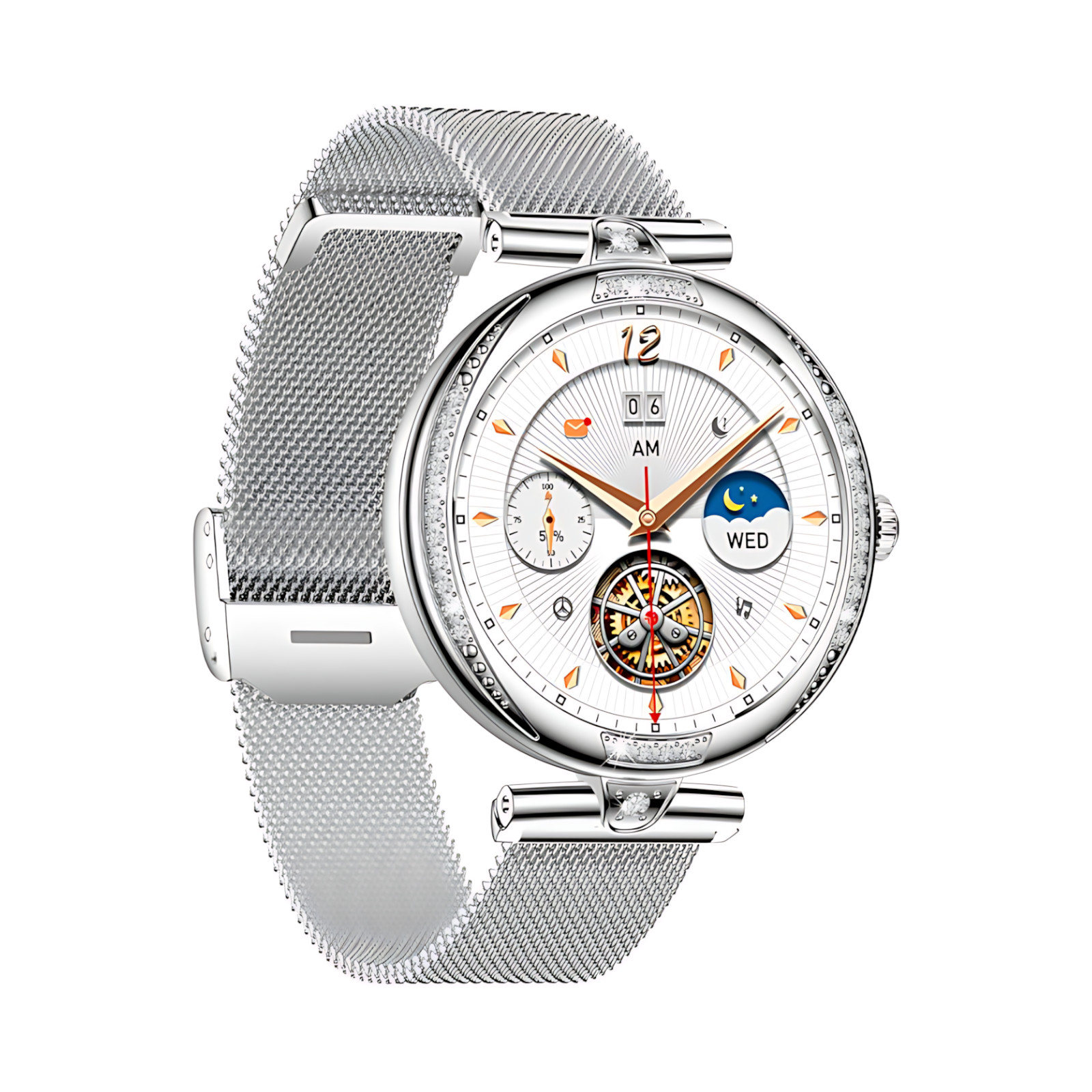 Smartwatch Cool Monaco Plateado