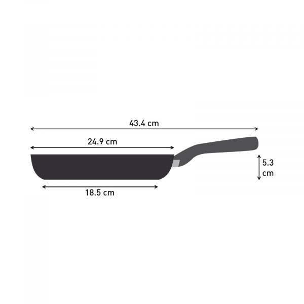 Sartén Tefal C2920402 Force Black 24cm - Imagen 2