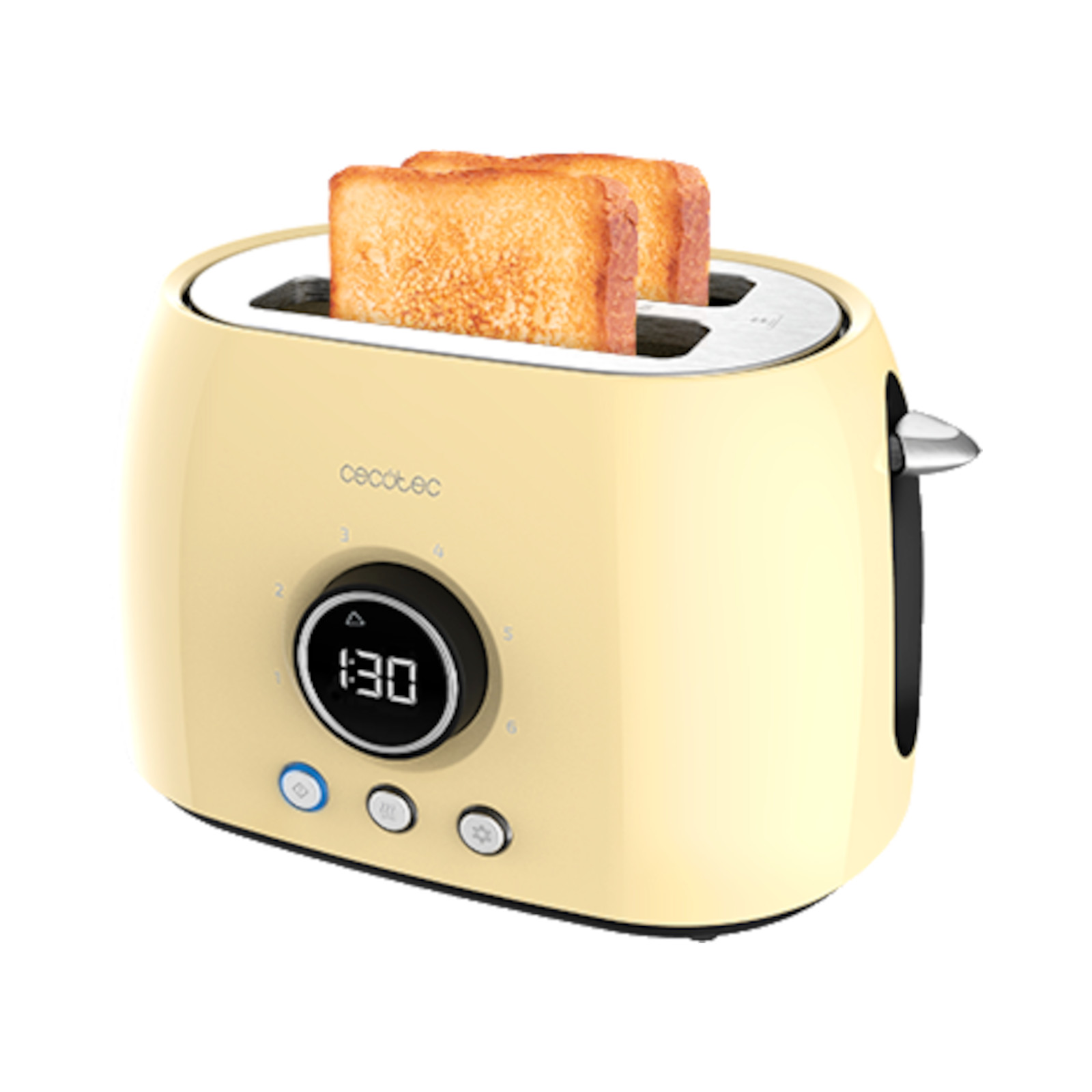 Tostador Cecotec Classic Toast 8000 Yellow Double - Electrodomésticos Feijóo