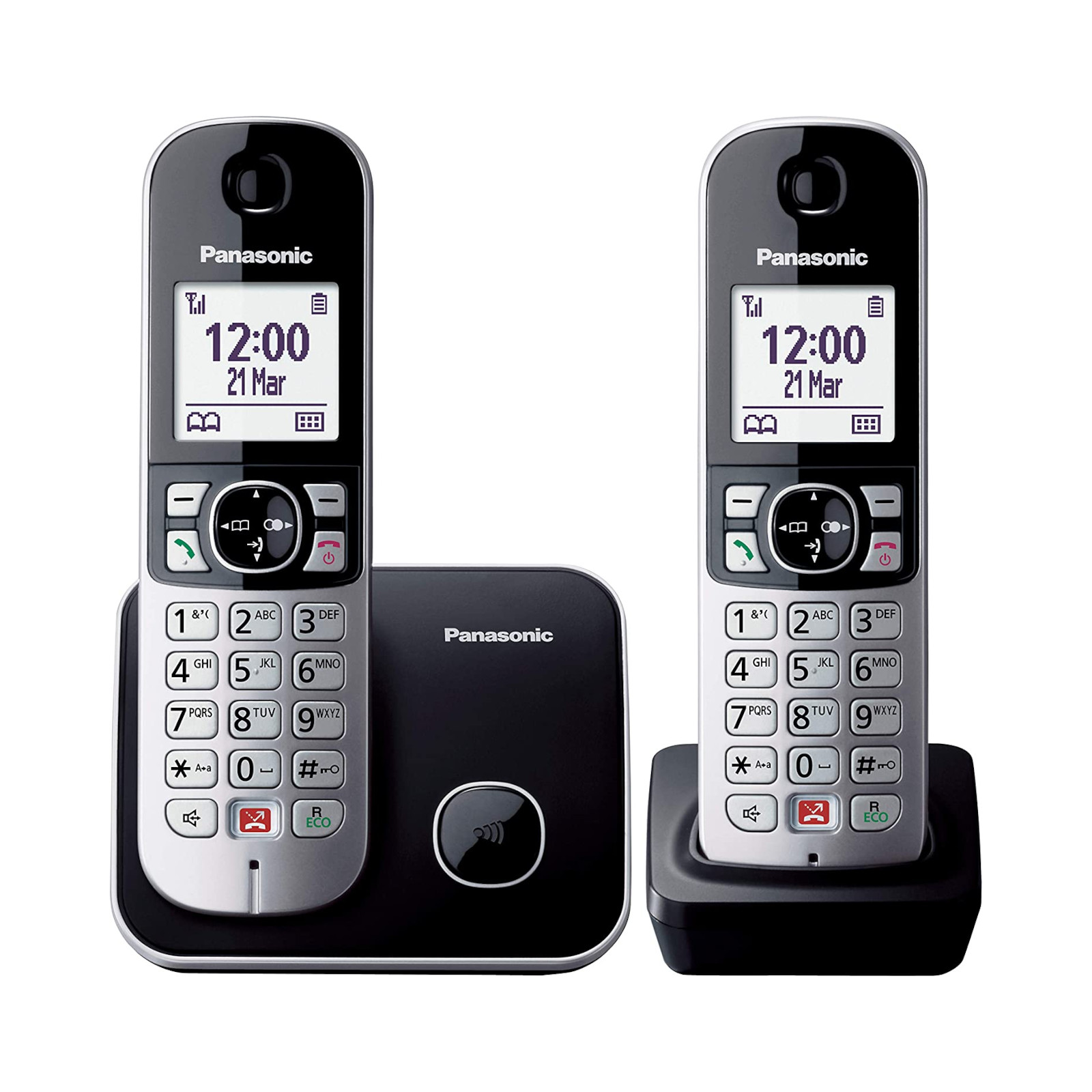 Telefono Dect Panasonic KX-TG6852SPB Pack Duo