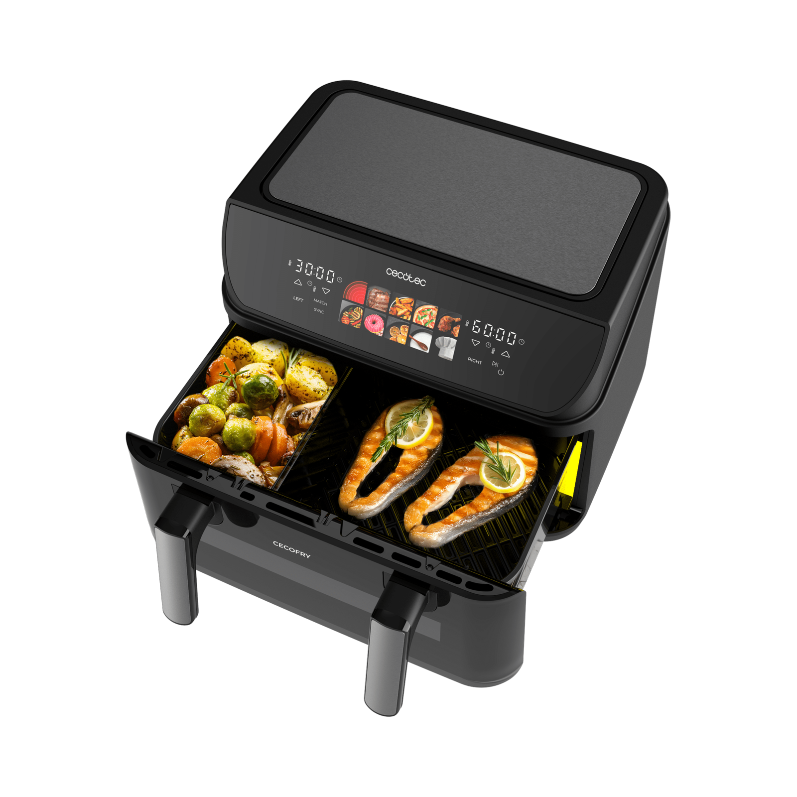 Freidora de Aire Cecotec CECOFRY&GRILL DUOHEAT 10000 (A01_EU01_111028) - Imagen 2
